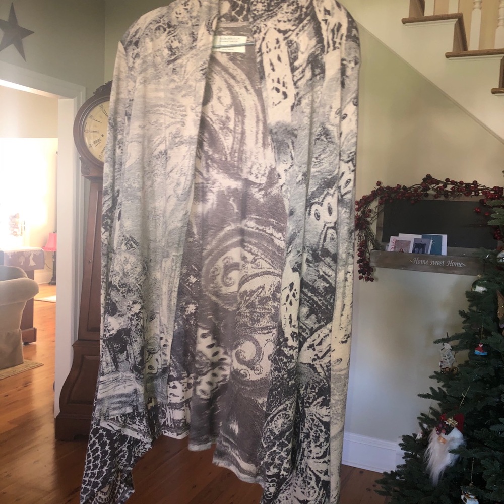 All Saints light cardigan sweater.